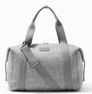 Dagne Dover Landon Neoprene Carryall Bag Heather Grey
