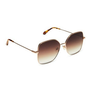 Iris Matte Gold Sharp Brown Gradient Sunglasses