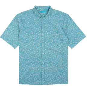 Men's Regatta Short Sleeve Shirt in Water