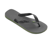 Men's Brazil Logo Sandal in Grey