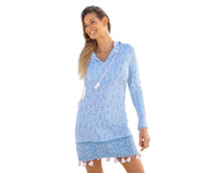 Women's Sag Harbor Coverluxe Hooded Cover Up