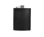Leather Flask in Black