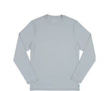 Men's Shady Side Long Sleeve Tee in Silver