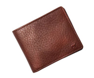 Classic Billfold Leather Wallet in Cognac